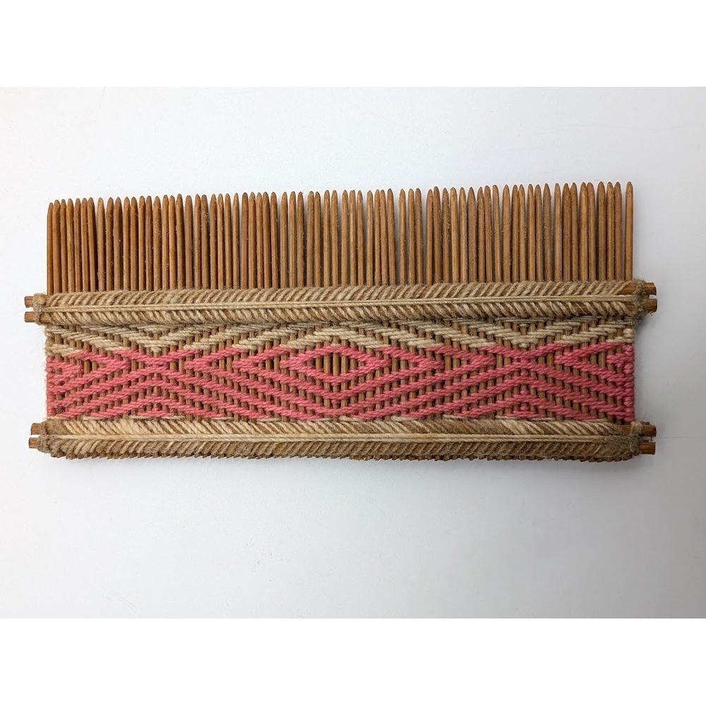 Vintage Amazonian Amazon Indian Shuar Huaorani Karaja Hair Comb Brush Woven Wood - Picture 5 of 7